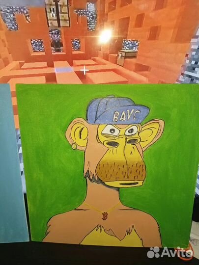 Картина обезьяна