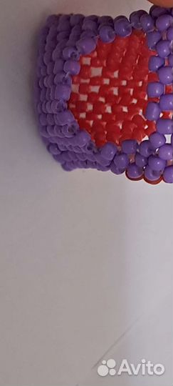 Кольцо из бисера