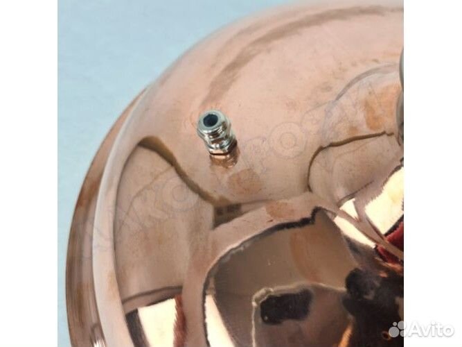 Крышка купольная медная для куба 30см 4