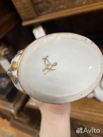 Старинный парфюмерный набор из 3 предметов