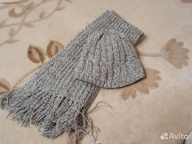 Женский шарф и шапка