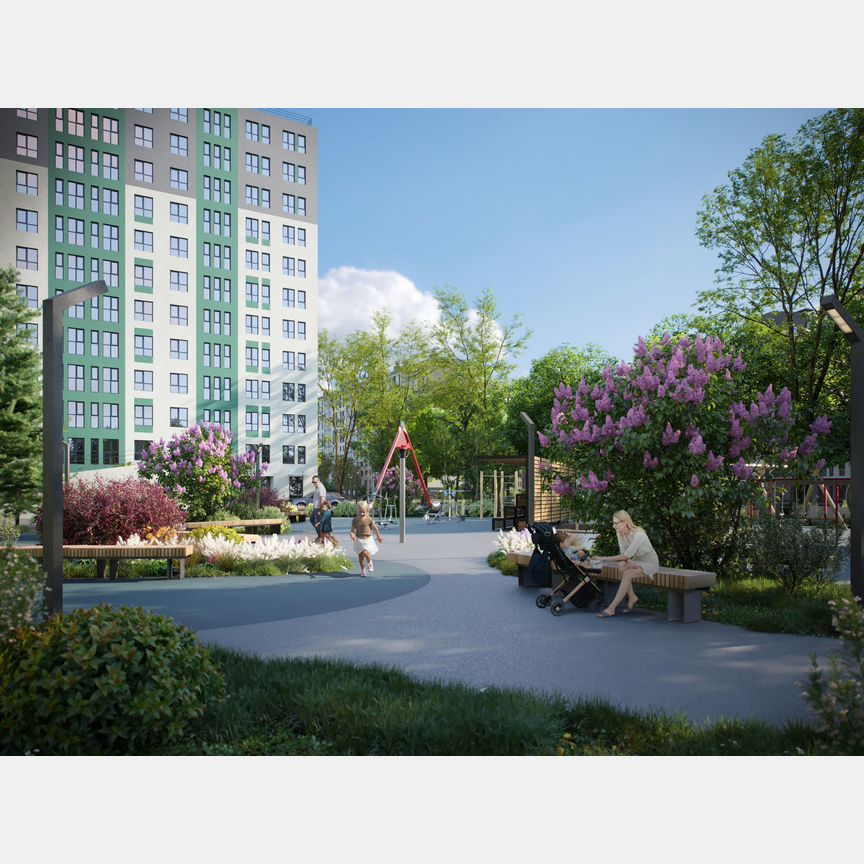 2-к. квартира, 52 м², 2/12 эт.