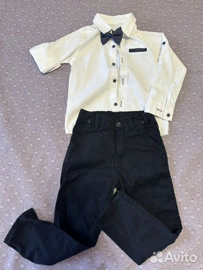 Костюм рубашка, брюки на утренник мальчик 4 года