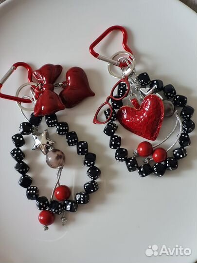 Брелок, обвес на сумку Miu miu. Новый