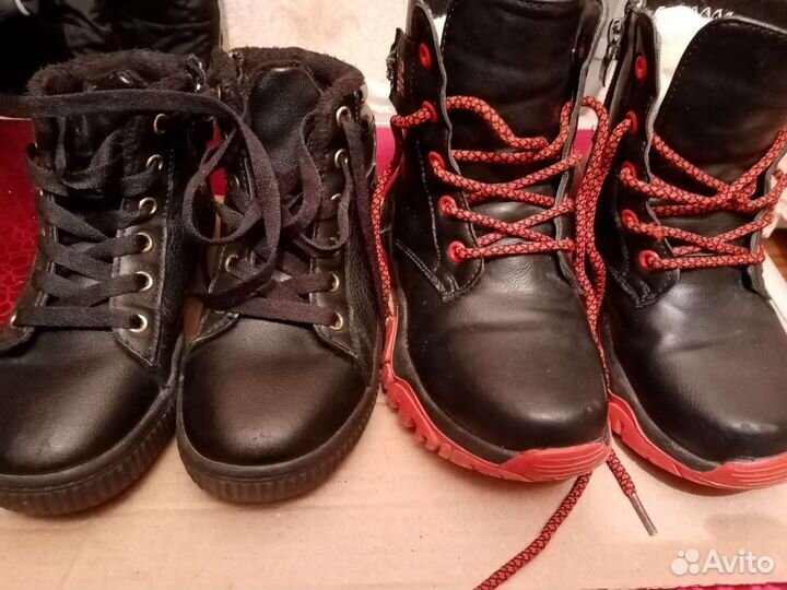 Ботинки для девочки утепленные 31
