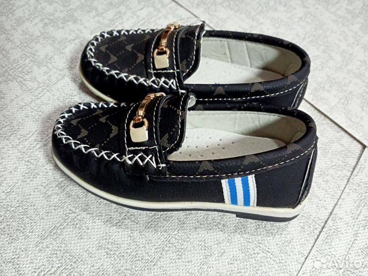 Мокасины для мальчика, р-р 22, 23, 25