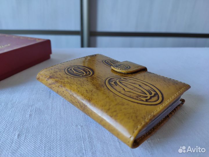 Кaртхoлдep из натур. кожи Cartier