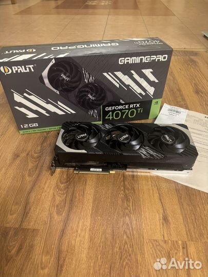 RTX 4070ti 12gb Palit Гарантия / Обмен