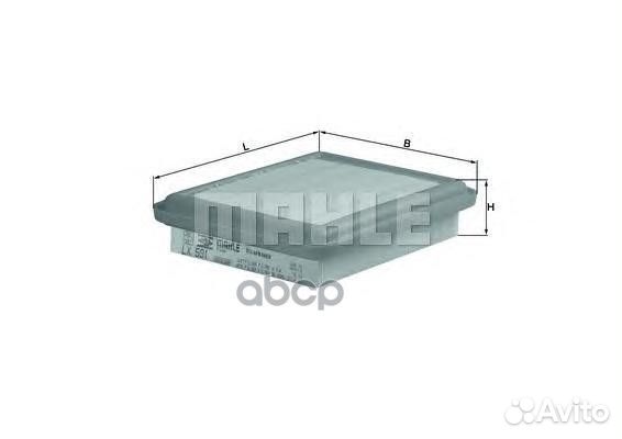 Фильтр воздушный lx591 Mahle/Knecht