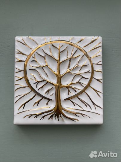 Изразец Дерево Жизни 10/10