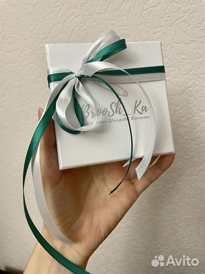 Брошь ручной работы «Жук»