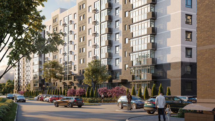 2-к. квартира, 56,6 м², 2/8 эт.
