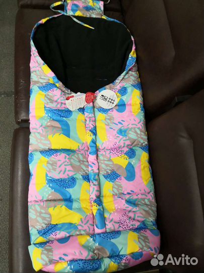 Пуховый конверт в коляску Leokid