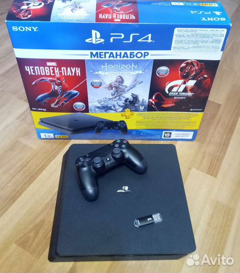 PS4+40игр+2геймпада