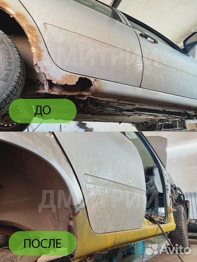 Ремонтный правый порог Subaru Legacy (B12)