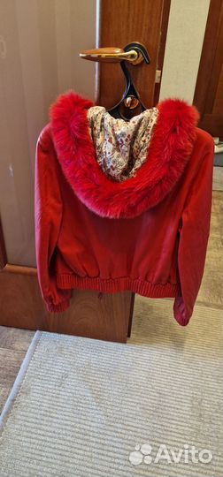 Куртка кожаная женская