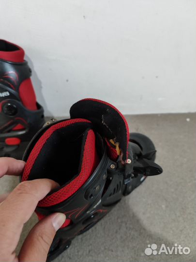 Ролики re:action rock раздвижные, размер 30-33