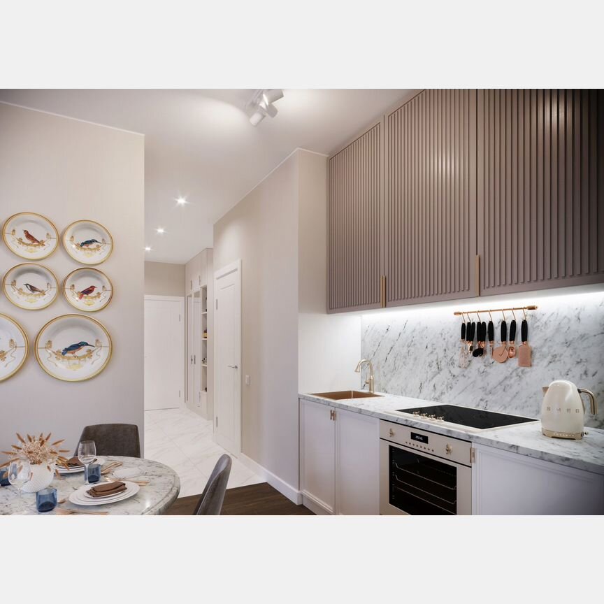 2-к. квартира, 68,7 м², 13/22 эт.