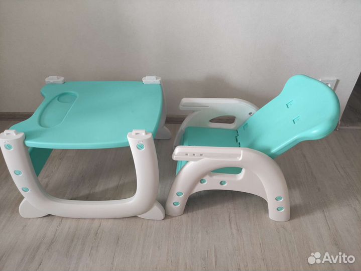 Стульчик для кормления babyton трансформер 2 в 1