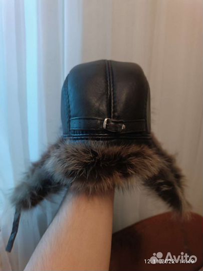 Шапка ушанка мужская