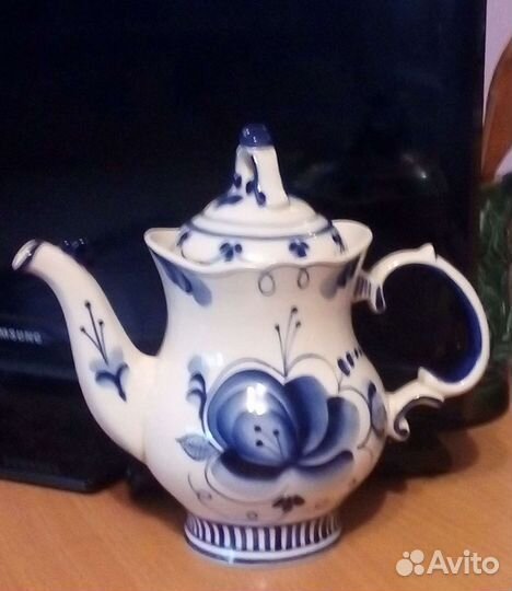 Заварочный чайник Гжель СССР