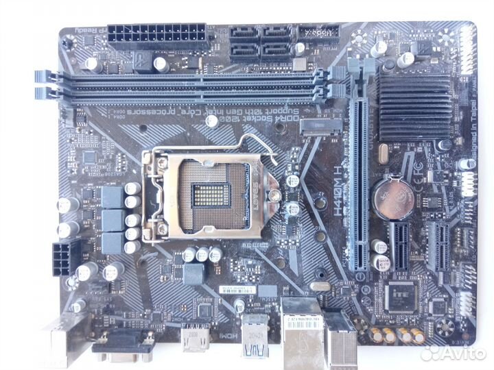 Резерв Материнская плата gigabyte H410M H