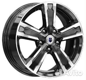 R16 5x114,3 6,5J ET45 D60,1 K&K Оклахома (кс998) алмаз чёрный