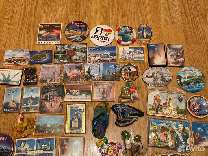 Магниты из разных городов)