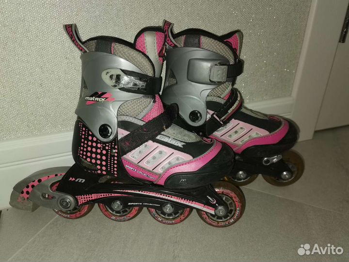 Роликовые коньки детские раздвижные