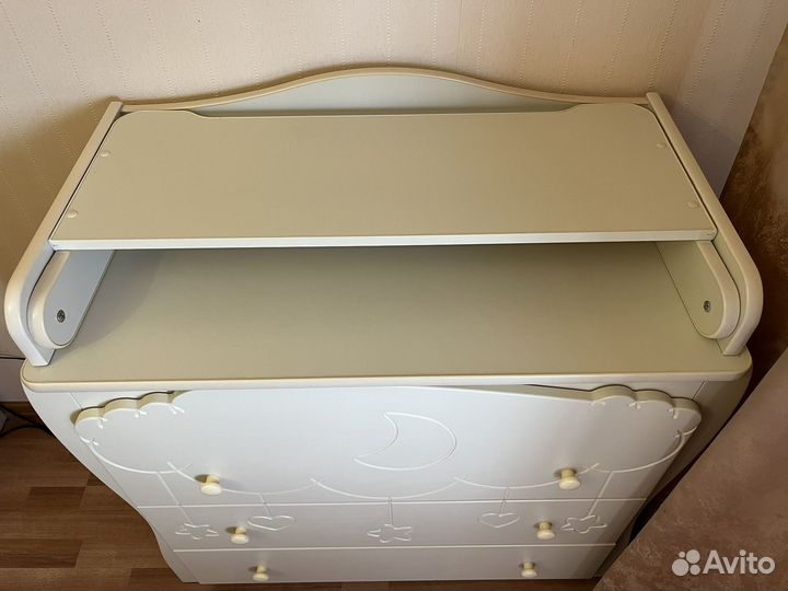 Детская кроватка+комод пеленальный