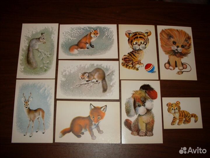 Открытки - мультики, японские комиксы и детские