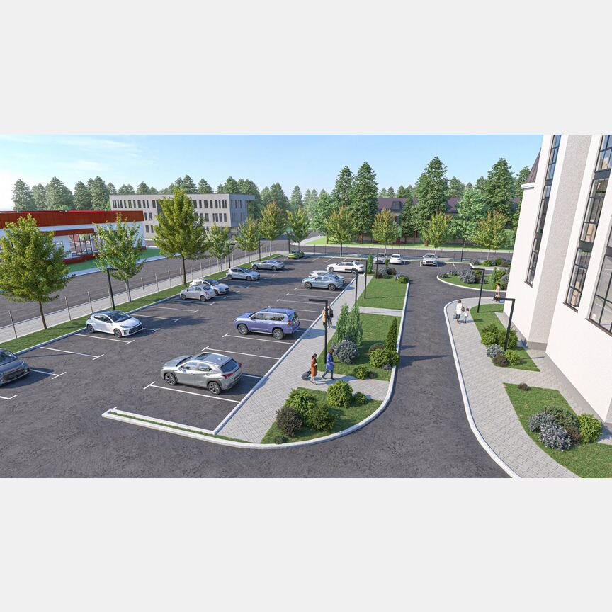 2-к. квартира, 40,7 м², 1/4 эт.