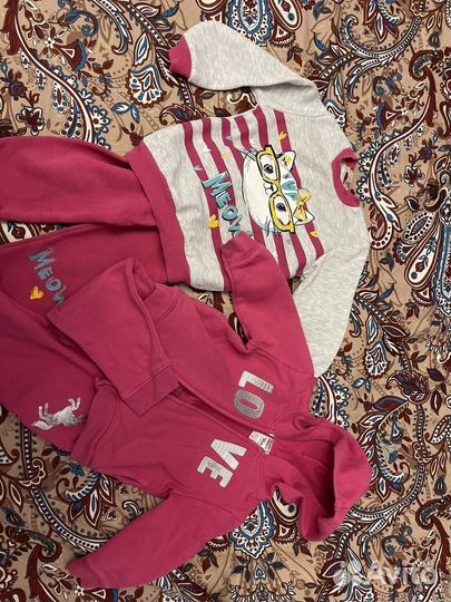 Вещи на девочку 12-18мес