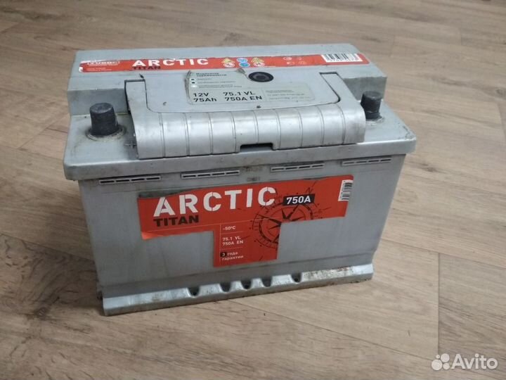 Аккумулятор Б/У Titan Arctic 75 Ач