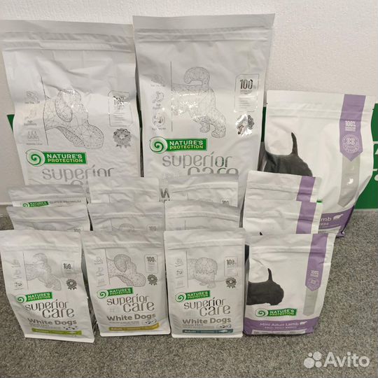 Сухой корм Nature's Protection для белых собак