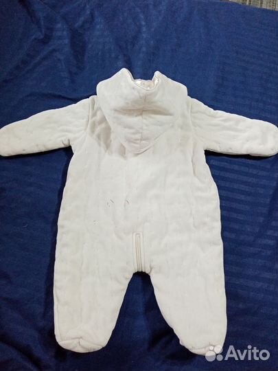 Плюшевый утеплённый комбинезон весна-лето