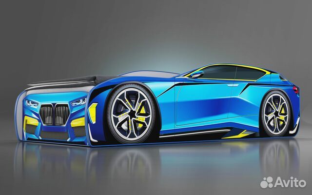 Кровать-машина детская