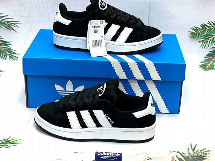 Кроссовки Adidas Campus 00s Black Люкс