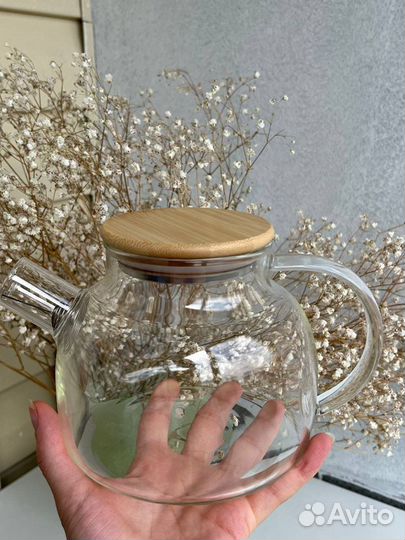 Чайник заварочный стеклянный