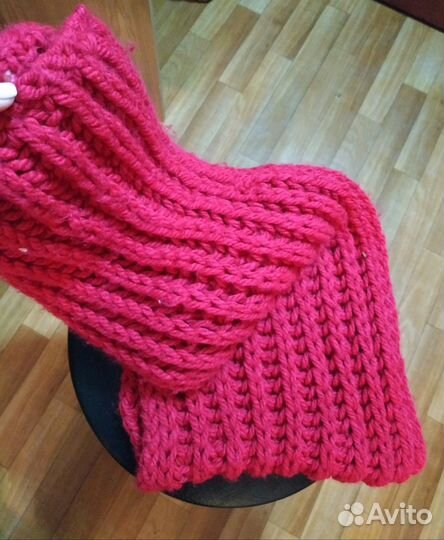 Женский набор из шапки и шарфа