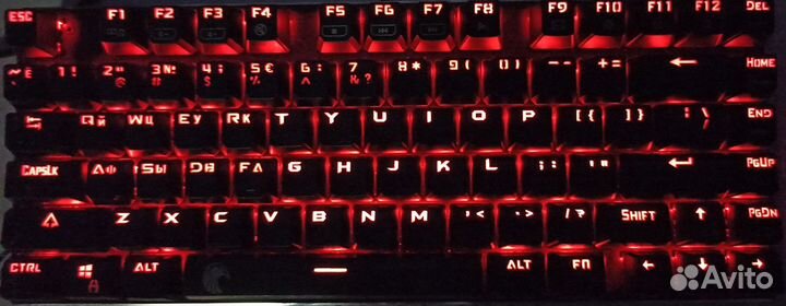 Игровая мех. клавиатура E-yooso Z-88 TKL RGB