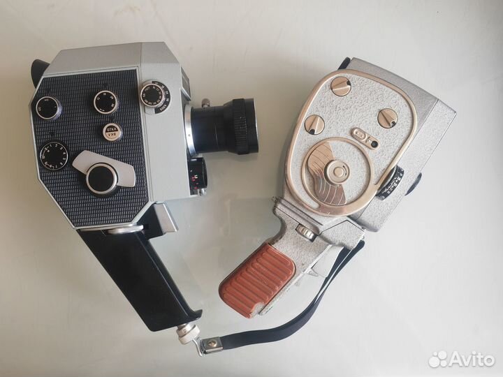 Кинокамера Кварц и Кварц 2-8с-3,фотовспышка Луч-57