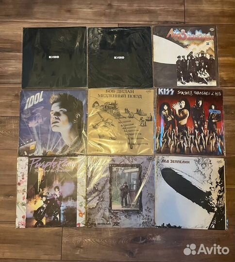 Виниловые пластинки разных жанров