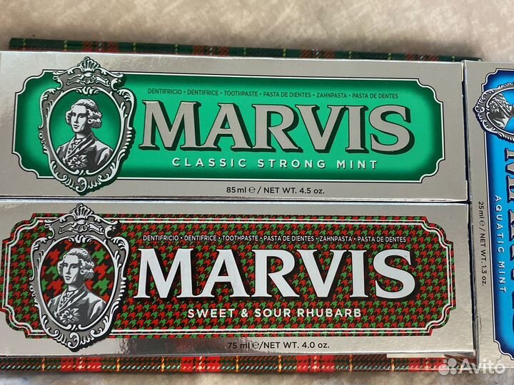 Набор зубной пасты Marvis