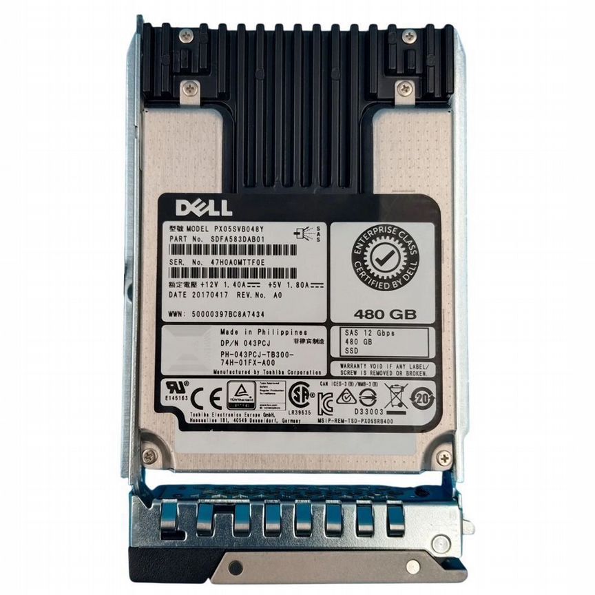[400-AMCK] Жесткий Диск Dell 480gb Sas 2,5" Ssd 400-Amck