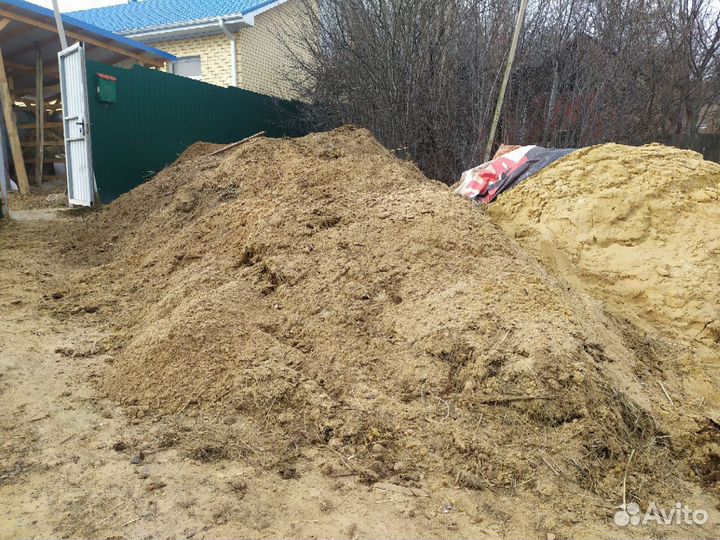 Подстилка опилки с навозом