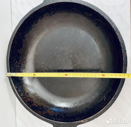 Сковорода чугунная d 35,5см; 25см.; 22см