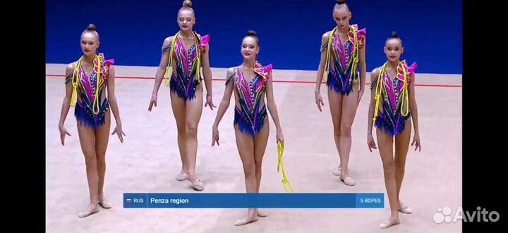 Купальники групповые для художественной гимнастики