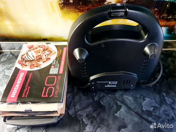 Вафельница Мультипекарь redmond rmb 611, 6 насадок