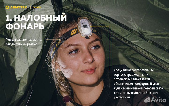 Компактный мультифонарь ArmyTek Crystal